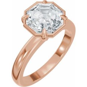 Solitaire Bezel-Style Engagement Ring