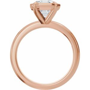 Solitaire Bezel-Style Engagement Ring