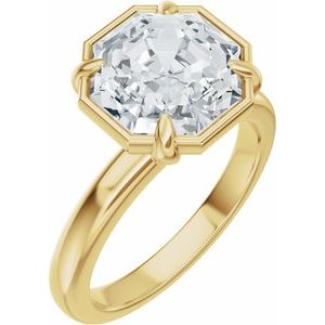 Solitaire Bezel-Style Engagement Ring