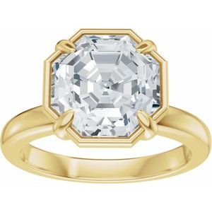 Solitaire Bezel-Style Engagement Ring