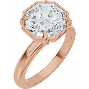 Solitaire Bezel-Style Engagement Ring