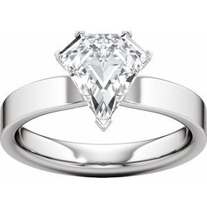 Shield Cut Engagement Ring
