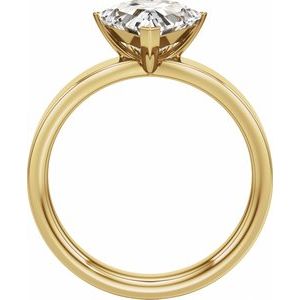 Shield Cut Engagement Ring