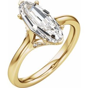 Prestige Engagement Ring - Oval Cut with Hidden Halo