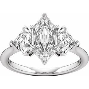 Prestige Three-Stone Engagement Ring