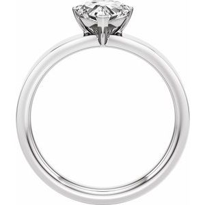 Shield Cut Engagement Ring