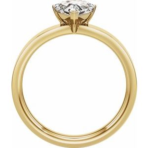 Shield Cut Engagement Ring