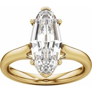 Prestige Engagement Ring - Oval Cut with Hidden Halo