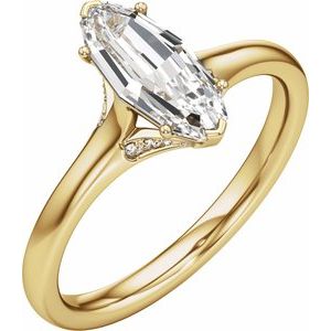 Prestige Engagement Ring - Oval Cut with Hidden Halo