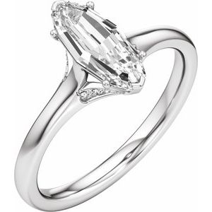 Prestige Engagement Ring - Oval Cut with Hidden Halo