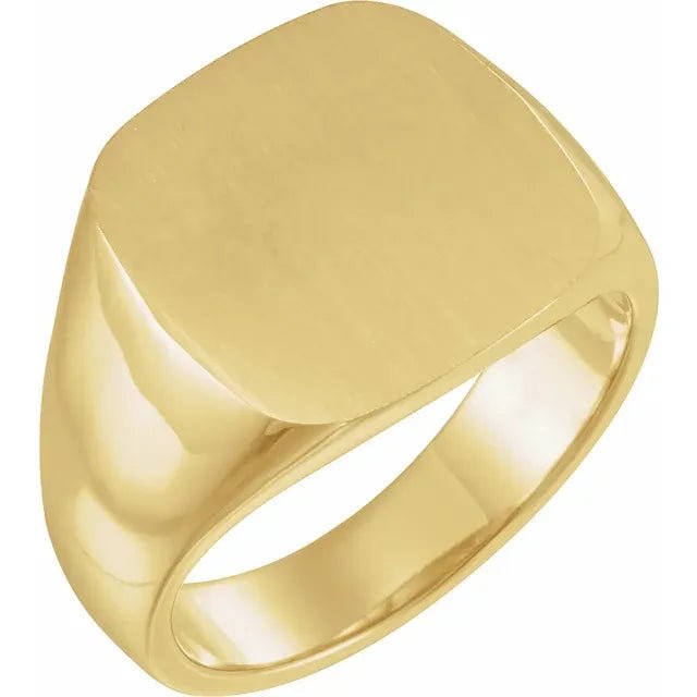 Architectural Octagon Signet Ring