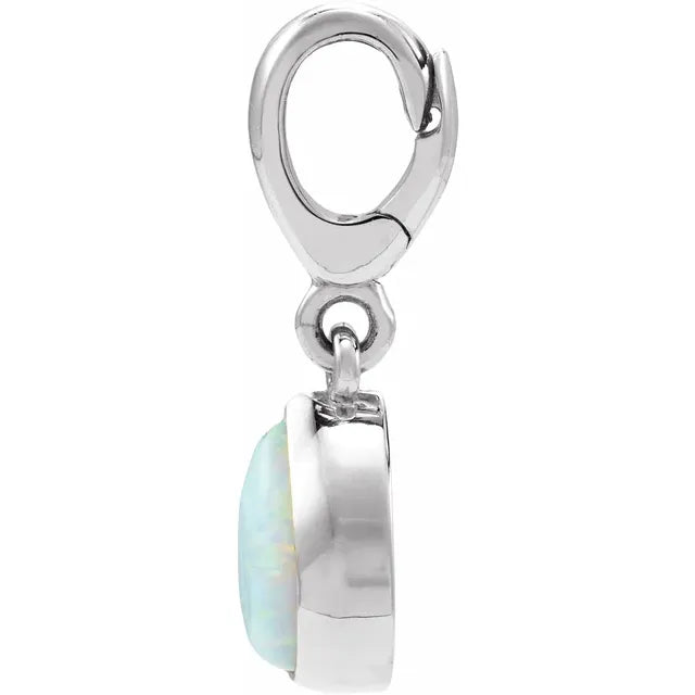 Cabochon Charm Pendant