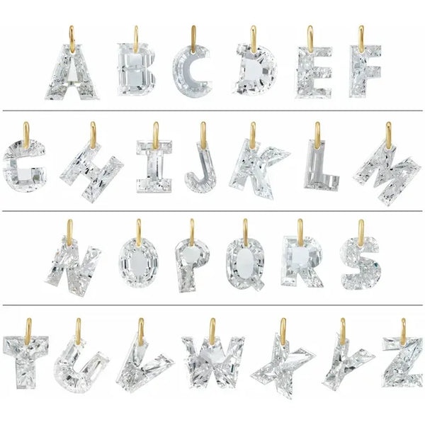 Lab-Grown Diamond Initial Letter Dangle