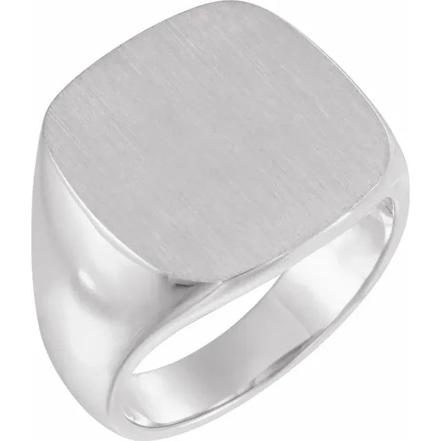 Architectural Octagon Signet Ring