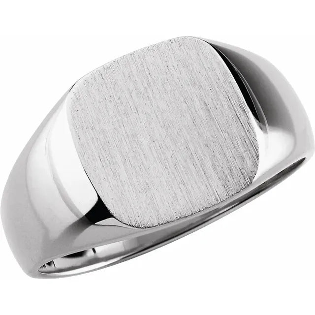 Architectural Octagon Signet Ring