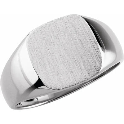 Architectural Octagon Signet Ring