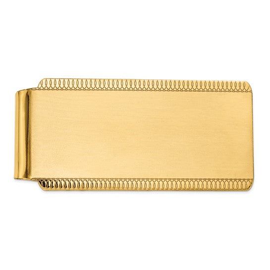 14K Yellow Gold Money Clip