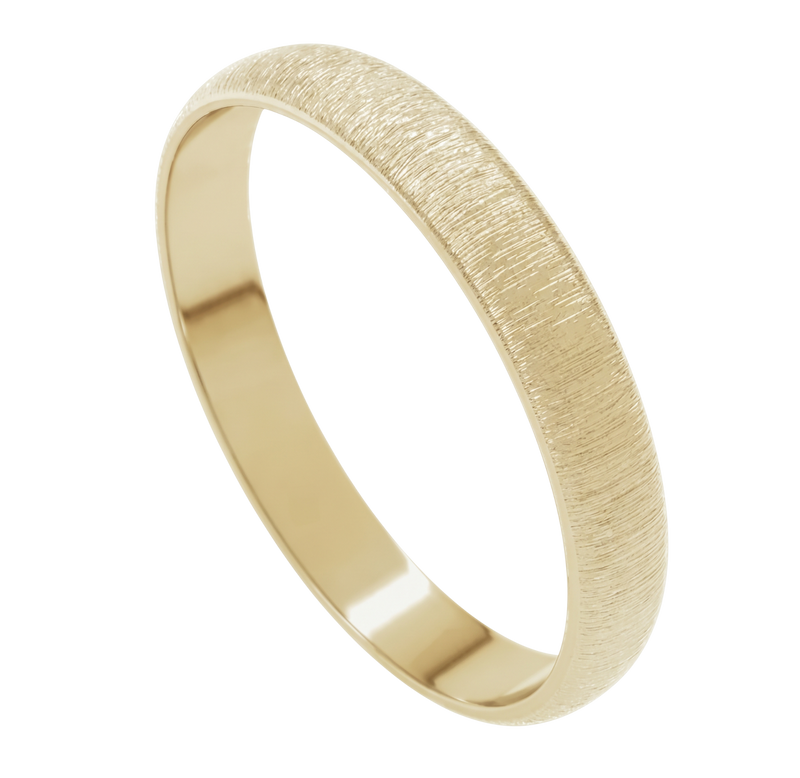 L'Alliance, Textured Half Round Band