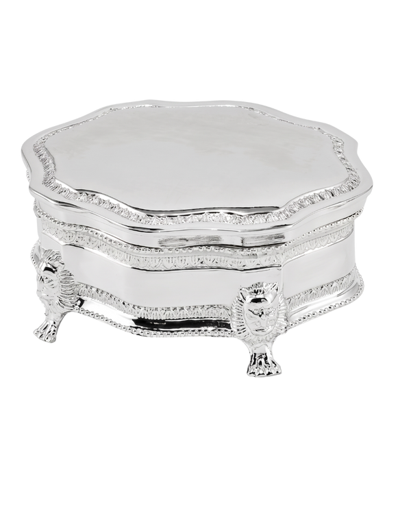 La Petite Boîte, Silver-Plated Victorian Jewelry Box