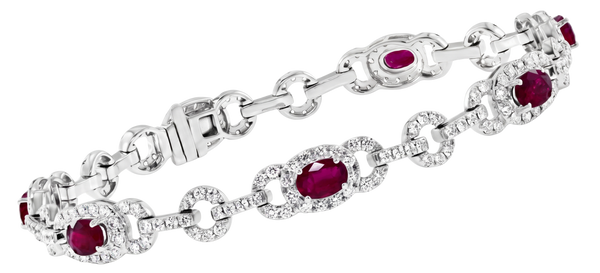 Preciosa, Ruby & Diamonds Bracelet