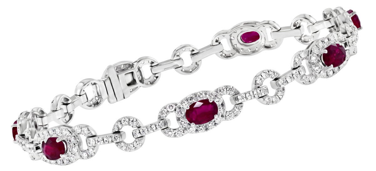 Preciosa, Ruby & Diamonds Bracelet
