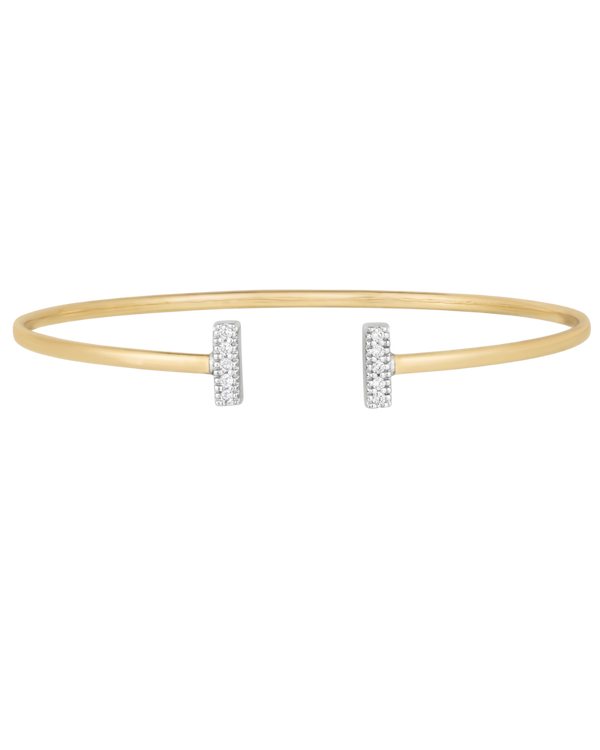 Rayon de Montmartre, 14K Two-Tone Open Bangle