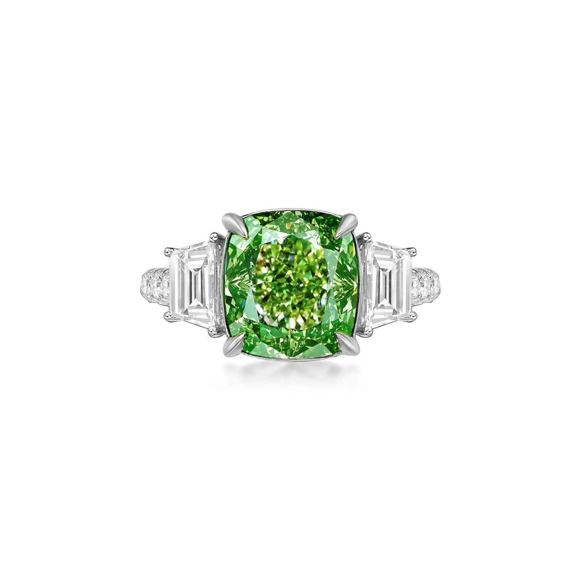 Arabesque 3, Natural Diamonds Fancy Green