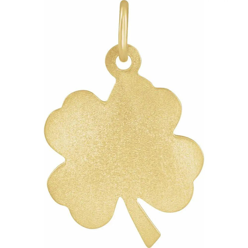 Éclat de Bonheur, Gold Four-Leaf Clover Pendant