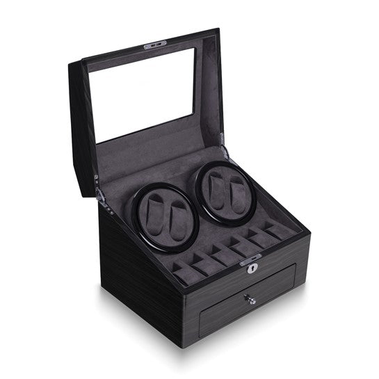 Le Reflet de la Seine, Ash Wood & Glass Watch Winder
