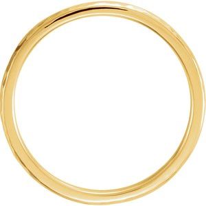 Comfort-Fit Half Round Band with Hammer Finish alt angle layout