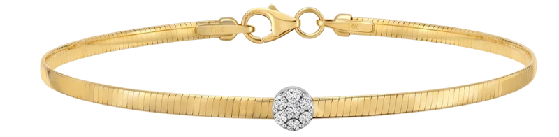Rayon de Montmartre, Gold & Diamond Halo Bracelet