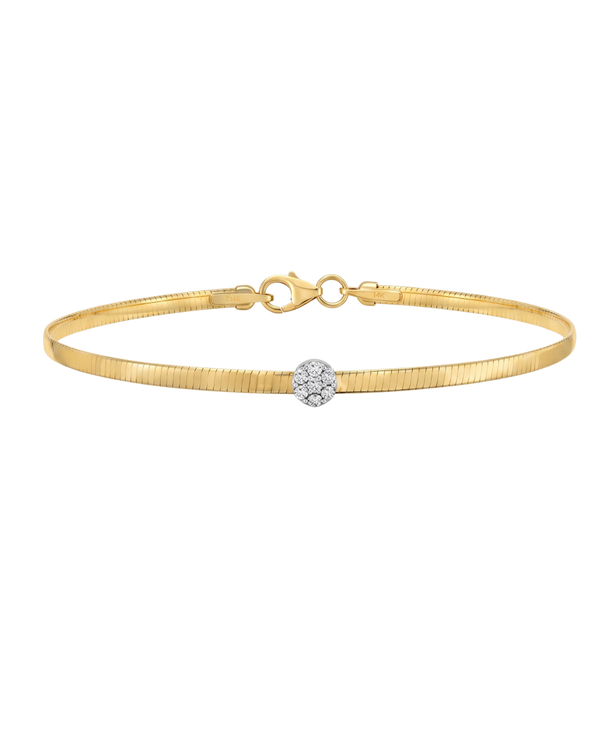 Rayon de Montmartre, Gold & Diamond Halo Bracelet