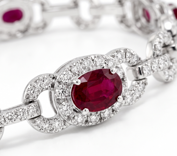 Preciosa, Ruby & Diamonds Bracelet