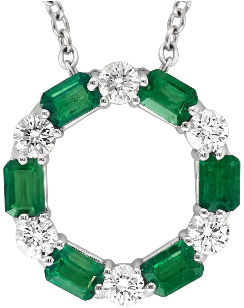 Le Cercle Vert Emerald Necklace