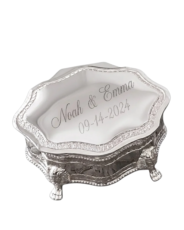 Argent de Versailles, Silver-Plated Victorian Jewelry Box