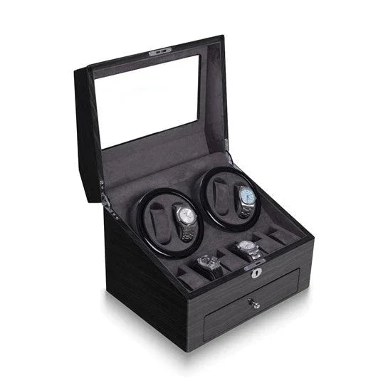 Le Reflet de la Seine, Ash Wood & Glass Watch Winder