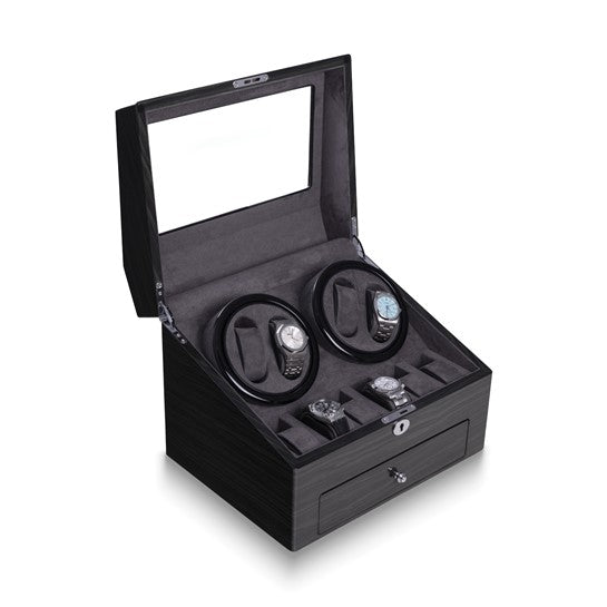 Le Reflet de la Seine, Ash Wood & Glass Watch Winder