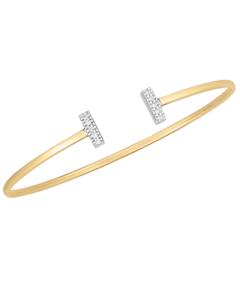 Rayon de Montmartre, 14K Two-Tone Open Bangle