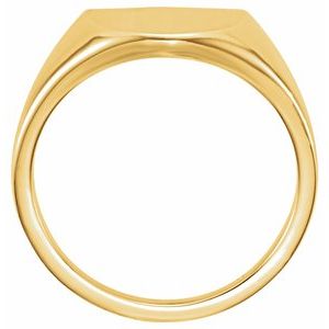 Shield Signet Ring 11mm