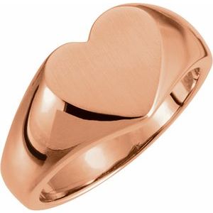 Heart Signet Ring