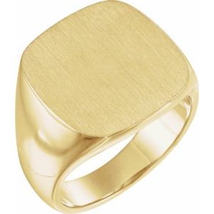 Architectural Octagon Signet Ring view 8