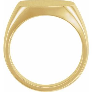 Architectural Octagon Signet Ring view 2