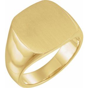 Architectural Octagon Signet Ring
