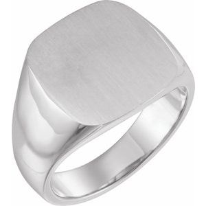 Architectural Octagon Signet Ring