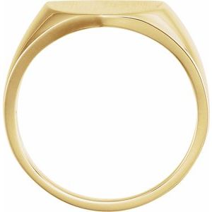 Empress Shield Signet Ring view 4