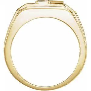L'Ombre de Montmartre, Onyx & Diamond Geometric Ring