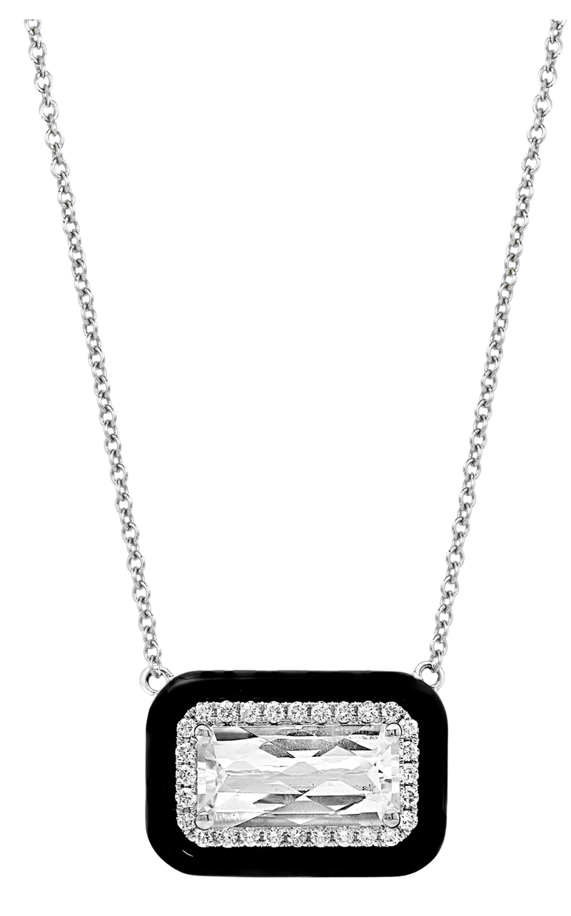 Bal Masqué à Versailles, Colorless Topaz Necklace