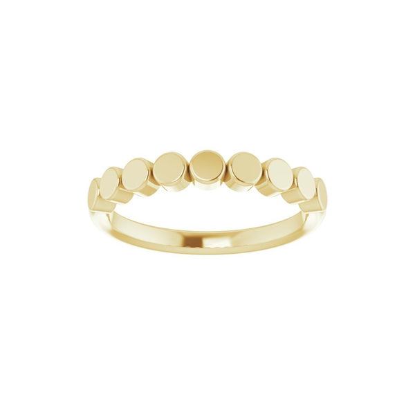 Lumière de Place Vendôme, Platinum Circles Stackable Ring