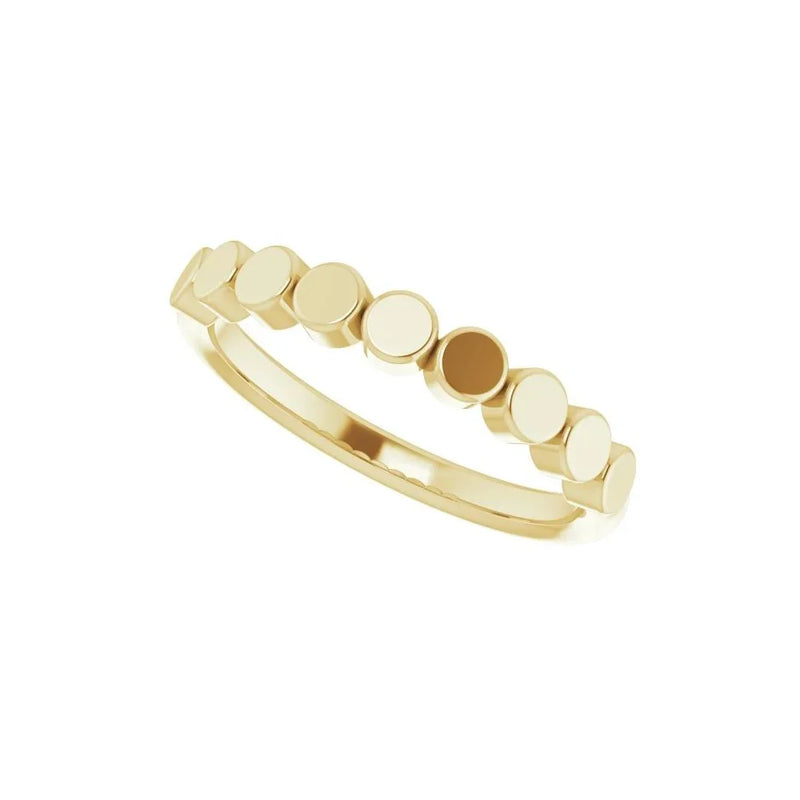 Lumière de Place Vendôme, Platinum Circles Stackable Ring