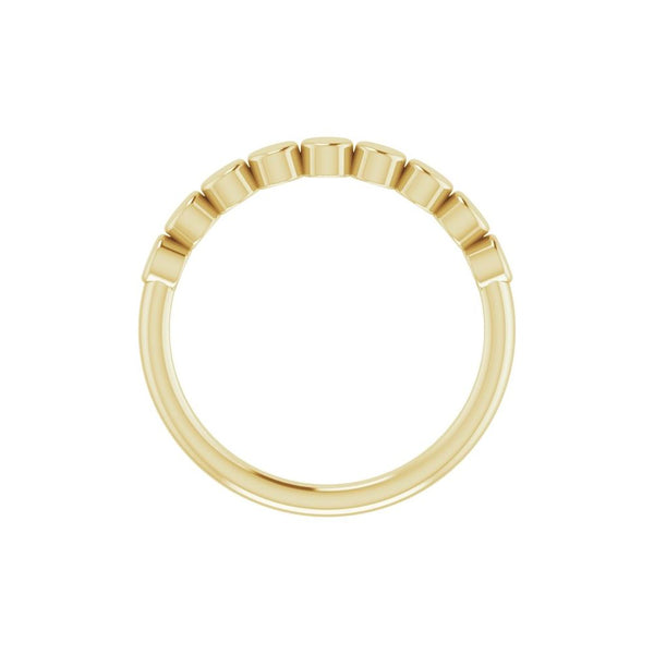 Lumière de Place Vendôme, Platinum Circles Stackable Ring